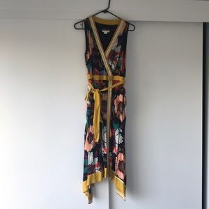 Maeve Botanica Faux Wrap Dress - Anthropologie